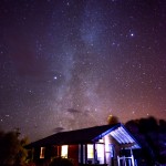 Milky Way from Hart of Mull Self catering log Cabins Isle of Mull