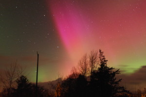 Aurora at Hart of Mull Log Cabins