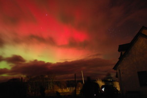 Aurora at Hart of Mull Log Cabins