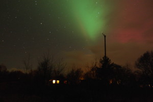 Aurora at Hart of Mull Log Cabins